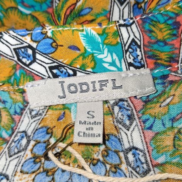 JODIFL New Women Size S Multicolor Floral Dress - Picture 3 of 16